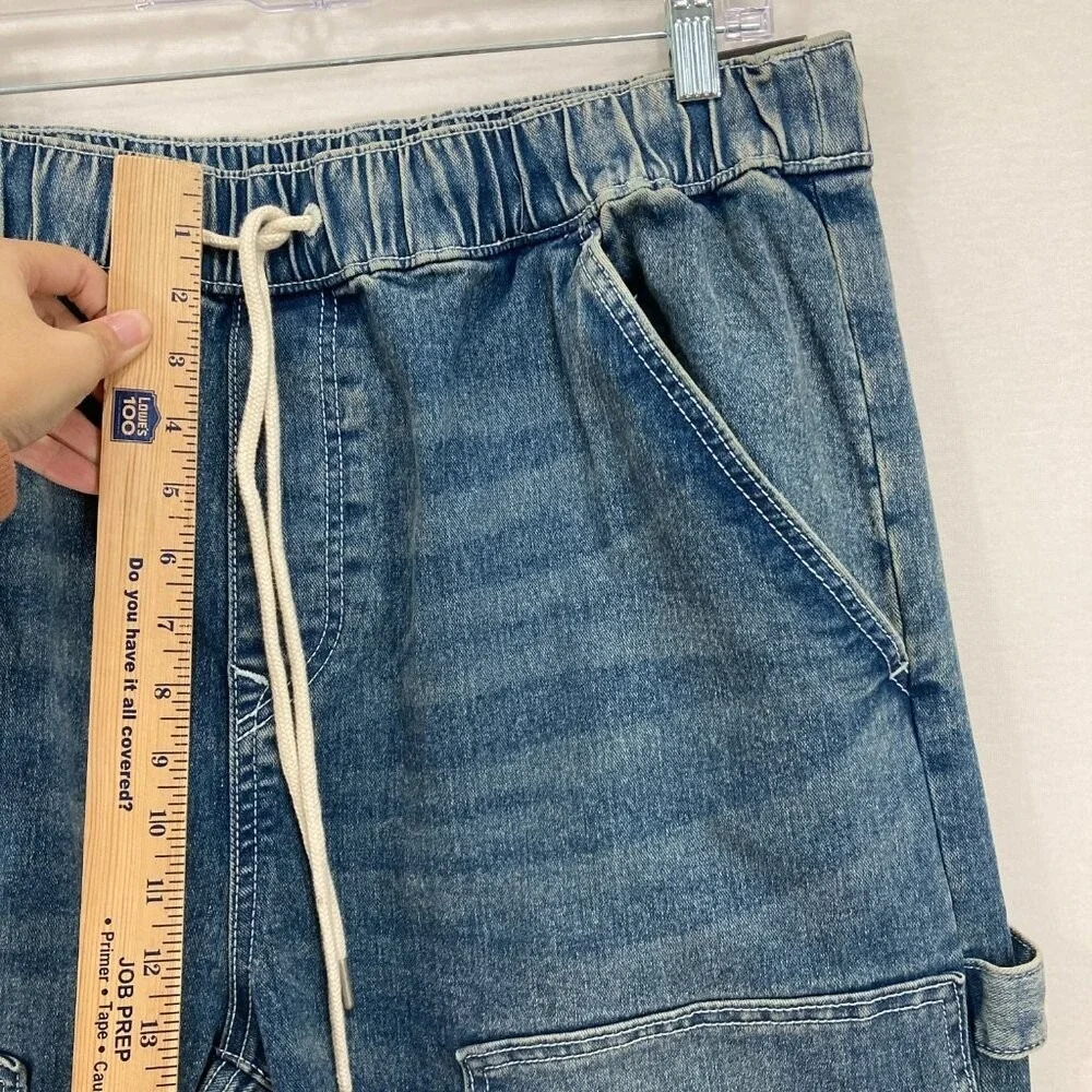 New True‎ Religion Jeans size 36 x 32 Vinny Ultra Baggy Carpenter Double Knee